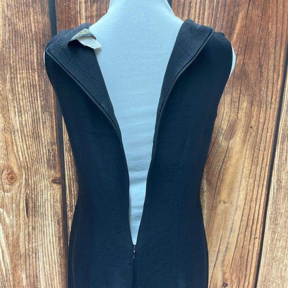 Melissa collection women’s black sleeveless dress. - Picture 3 of 5